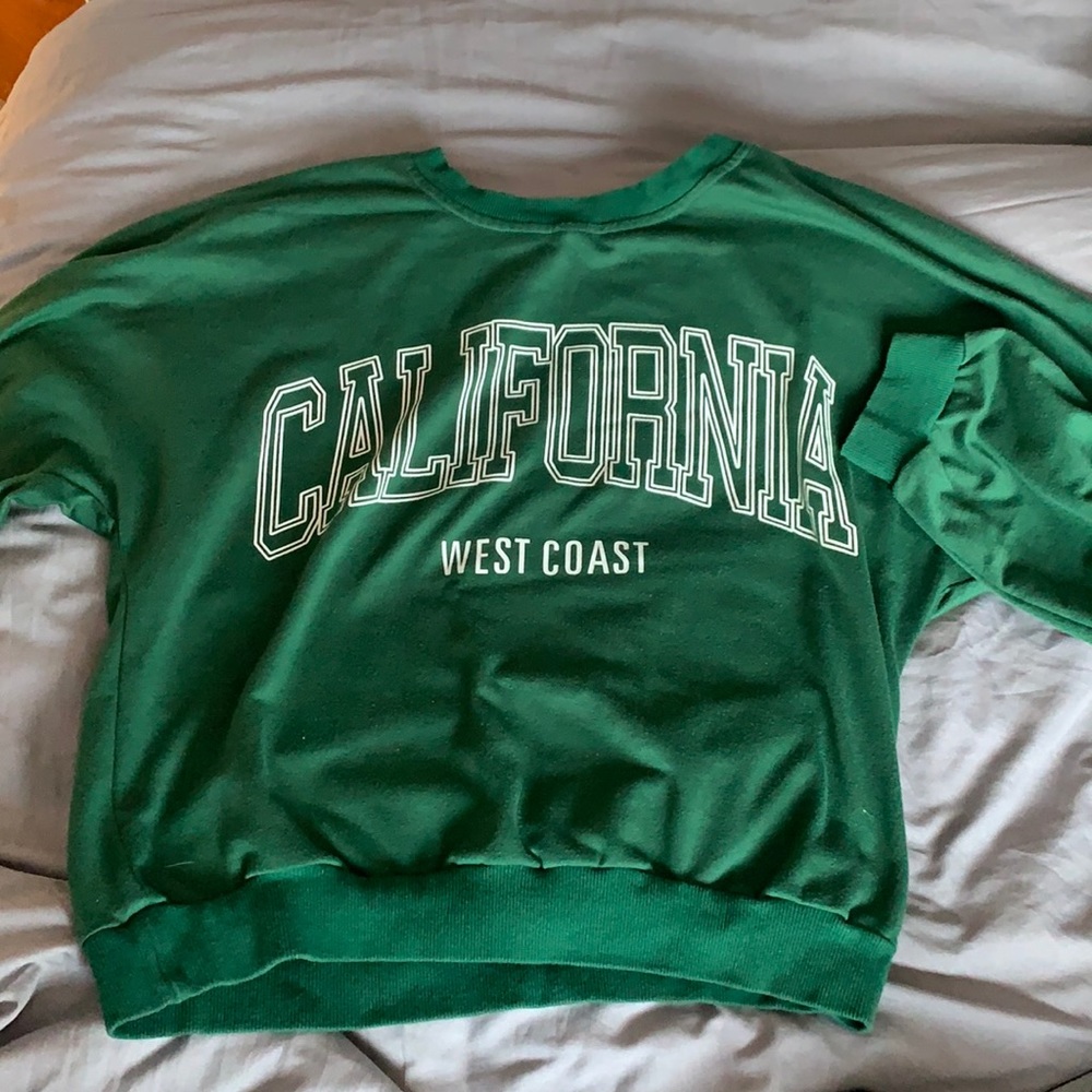 shein lettered crewneck.